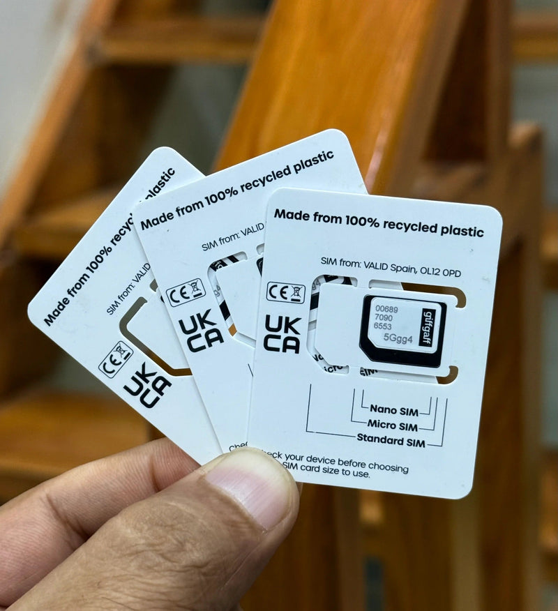 GiffGaff UK Original SIM Card | 100% Working in Pakistan