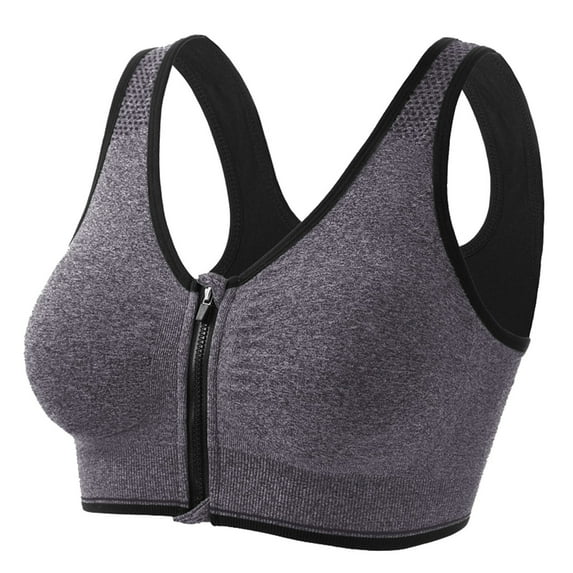 Posture Supportive Front Zip Sport Bra