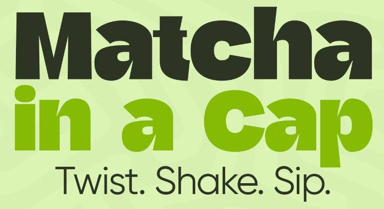 MatchaGo Cap (Matcha Flavour) with Free Delivery (Pack of 6 Pieces)