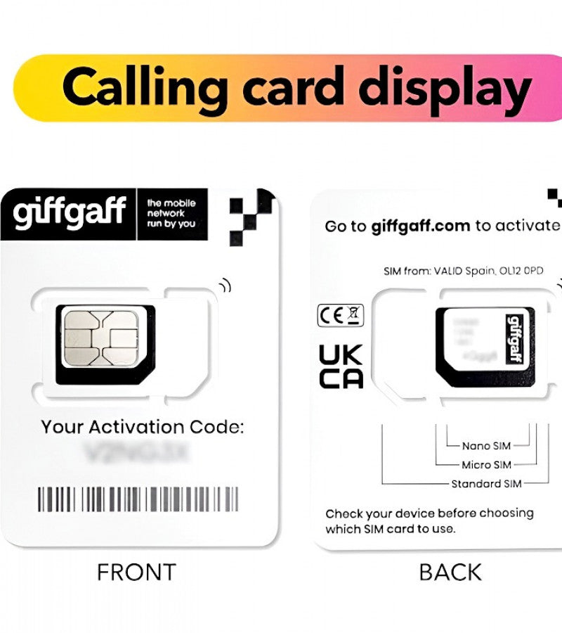 Giffgaff Sim 100% Orignal